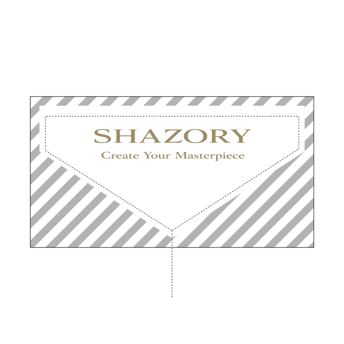 Shazory Custom Pet Bandana Collar — personalized name print detail