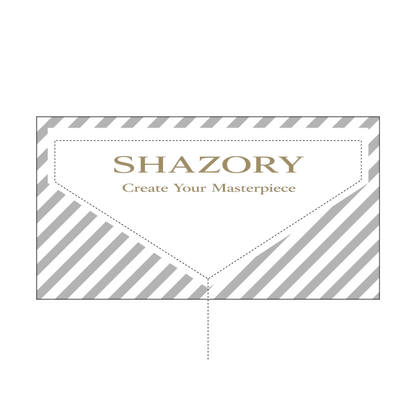 Shazory Custom Pet Bandana Collar — personalized name print detail