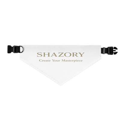 Shazory Custom Pet Bandana Collar — made to order with all-over sublimation print