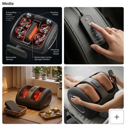 Shazory foot massager partition removed view