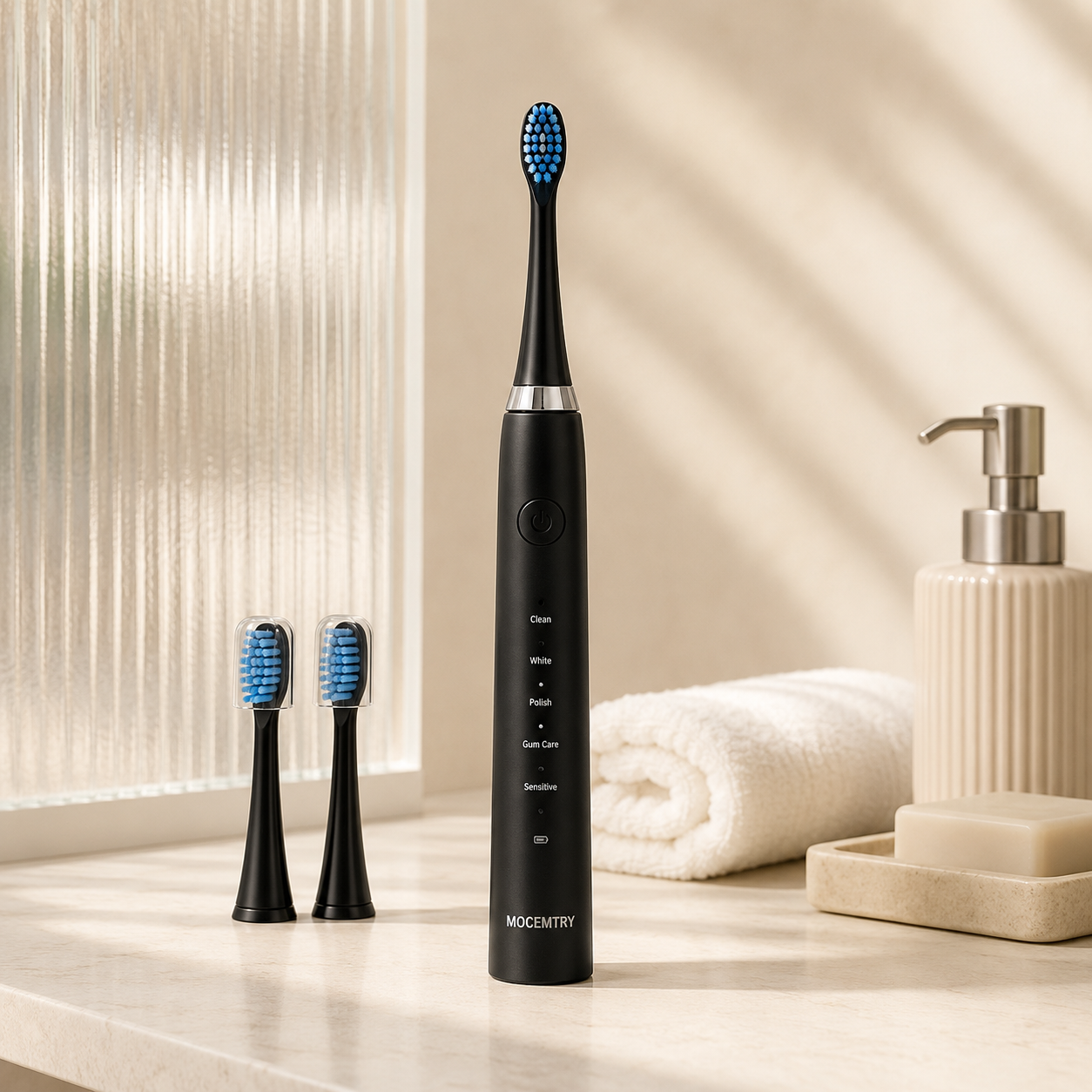 Shazory Sonic Electric Toothbrush with 3 Modes, available at getshazory.com