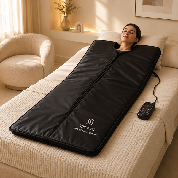 Portable Infrared Sauna Blanket with Arm Sleeves