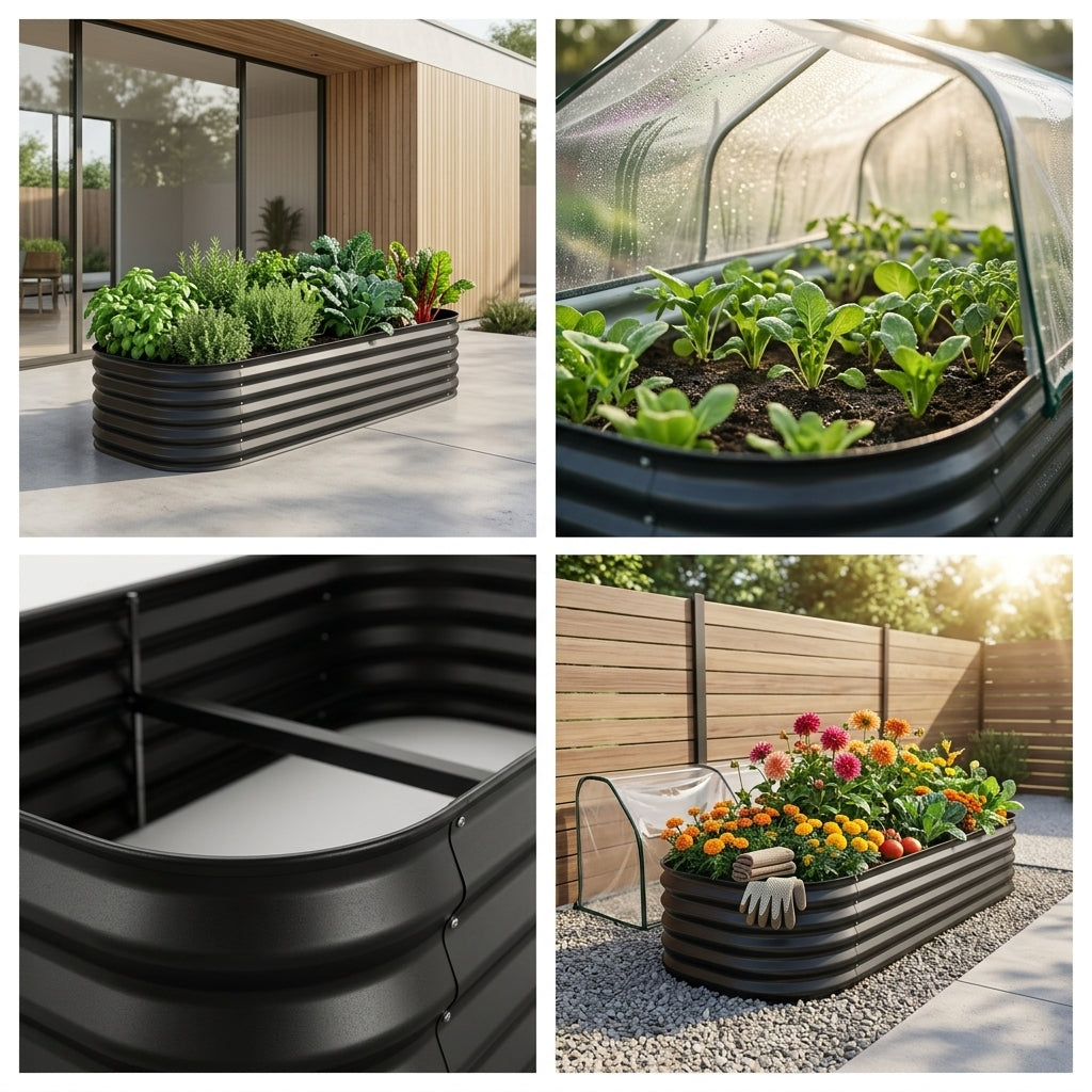 Shazory raised garden bed full product showcase