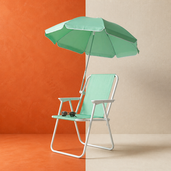 Portable Folding Beach Chair with Umbrella