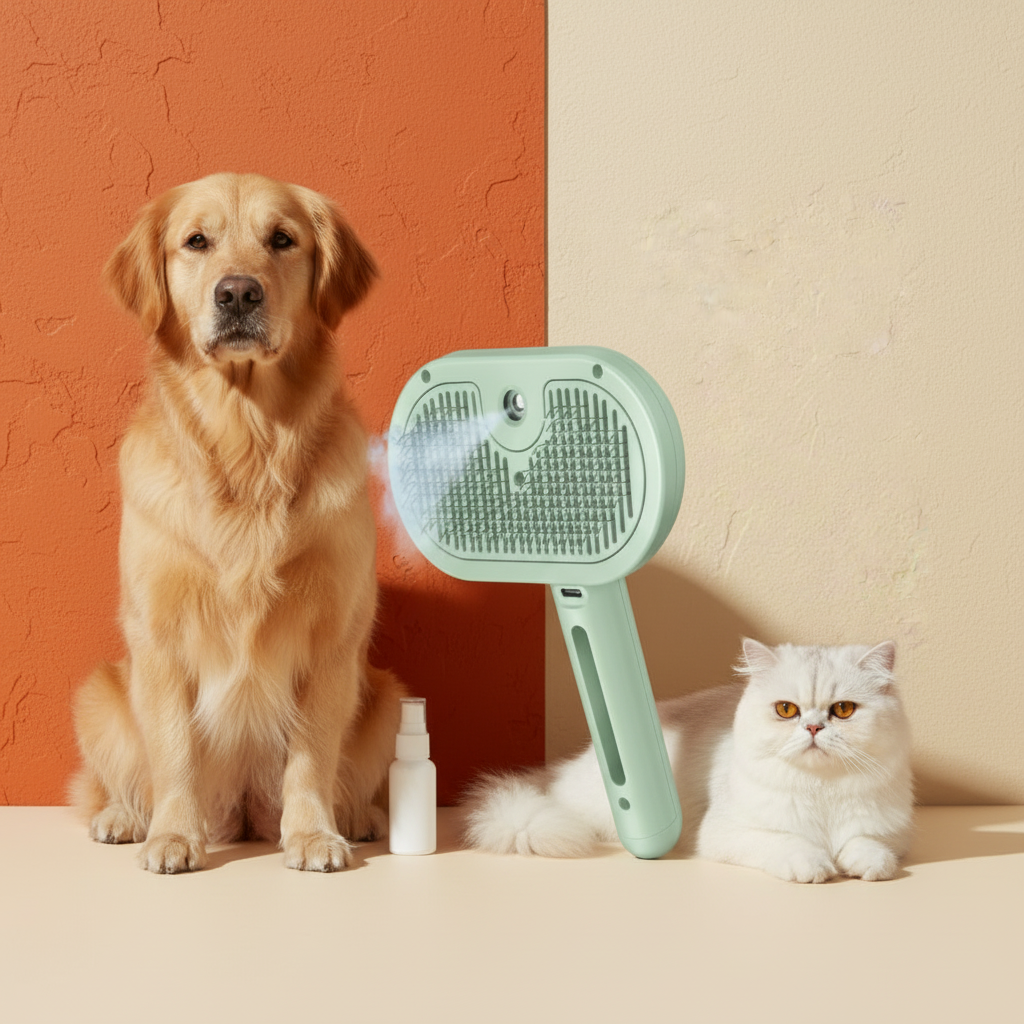 Shazory Pet Steam Brush