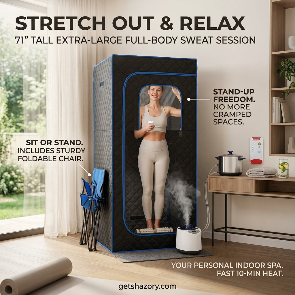 Shazory steam sauna tent zipper and viewing window detail