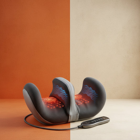 Shazory electric shiatsu foot massager with heat wellness device