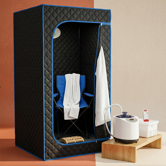 Shazory portable home steam sauna tent with chair full setup