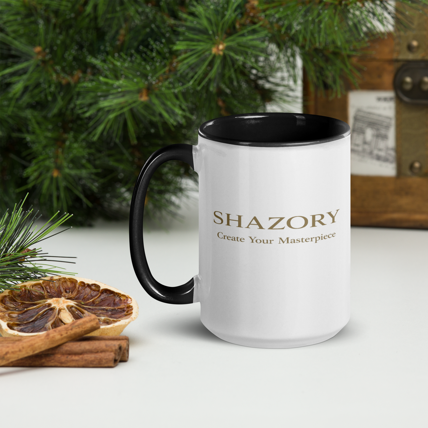Custom Photo Mug — Color Inside, 11oz Ceramic | Shazory