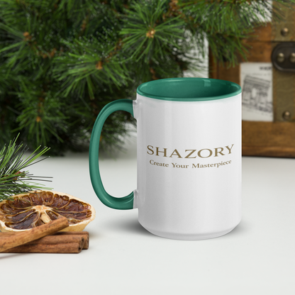 Front view of personalized color inside mug — coffee gift for everyday use