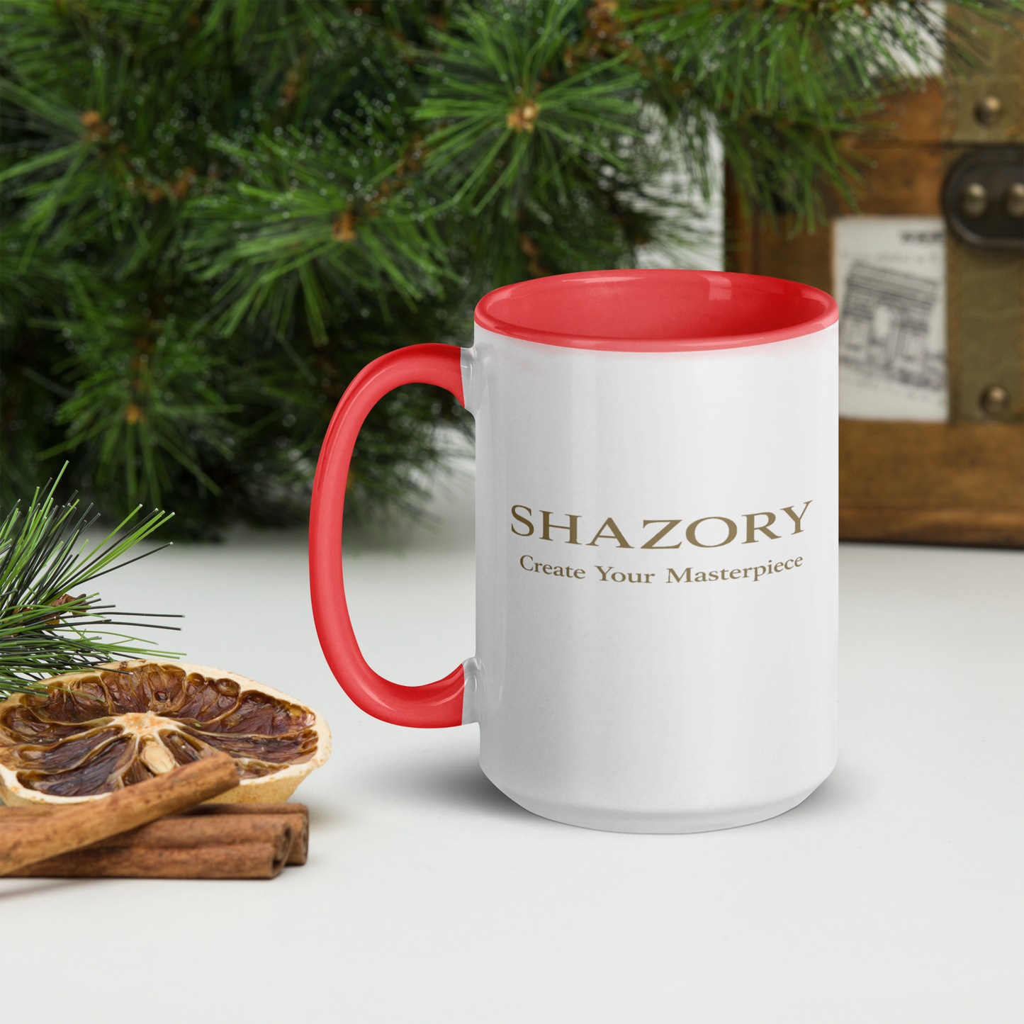 Custom Photo Mug — Color Inside, 11oz Ceramic | Shazory
