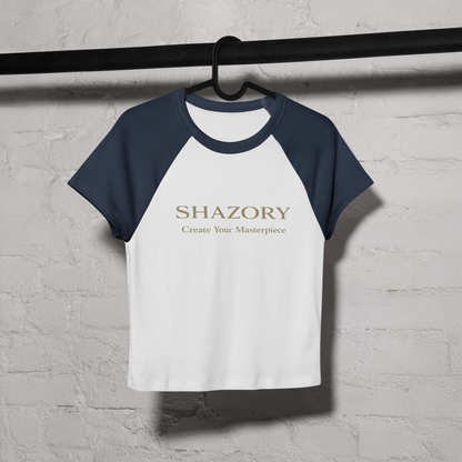 Front view of personalized fitted baby tee — baby tee for everyday use